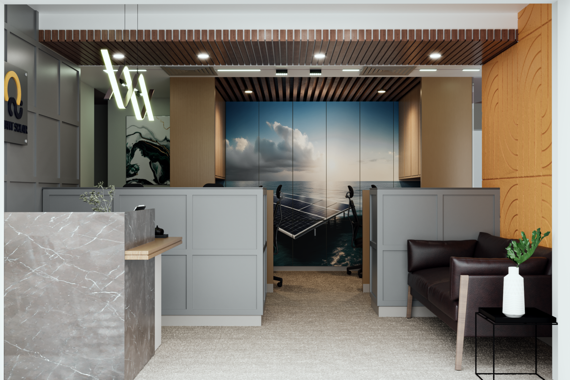 The Quant Office interior