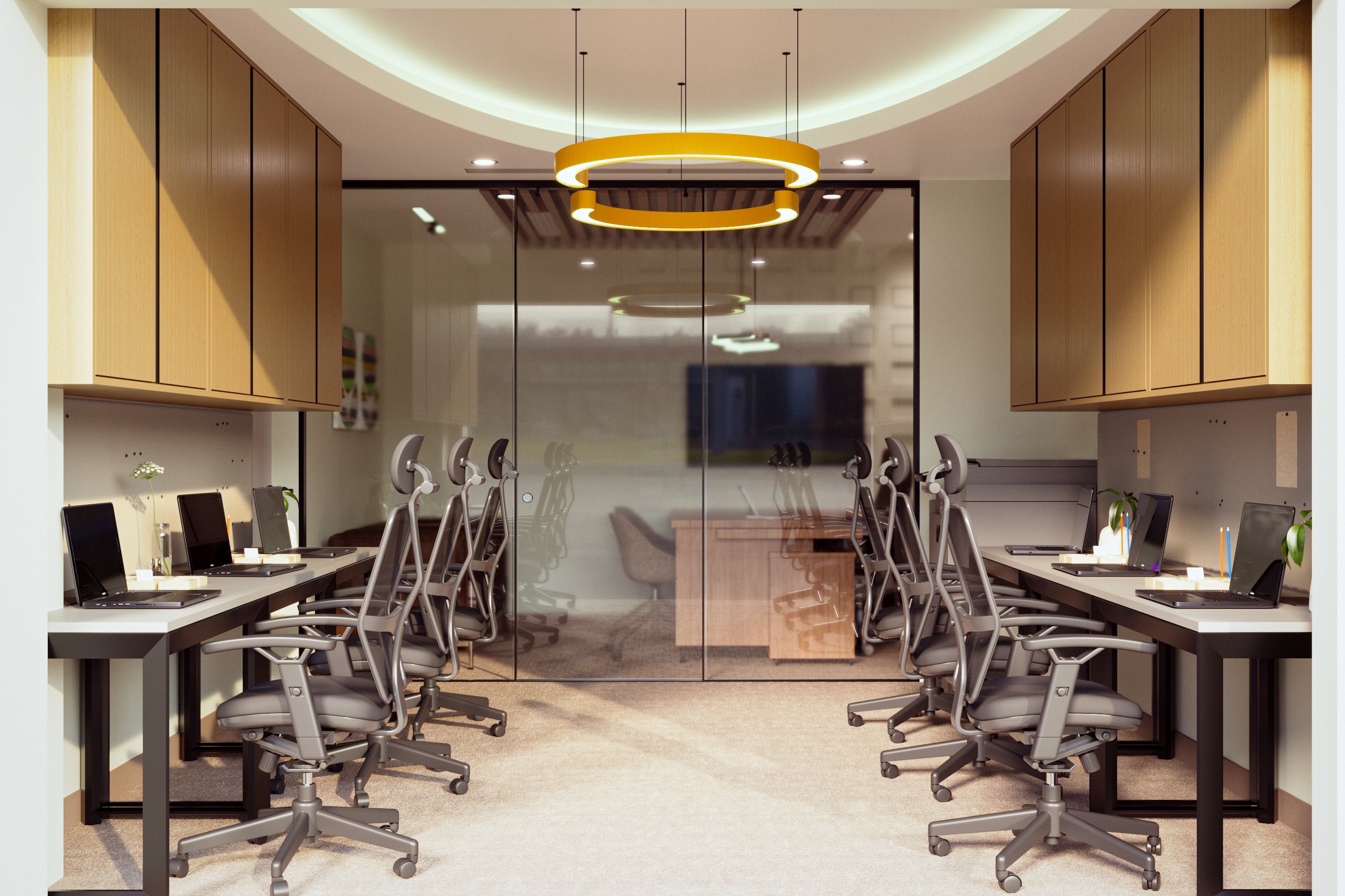 The Quant Office interior