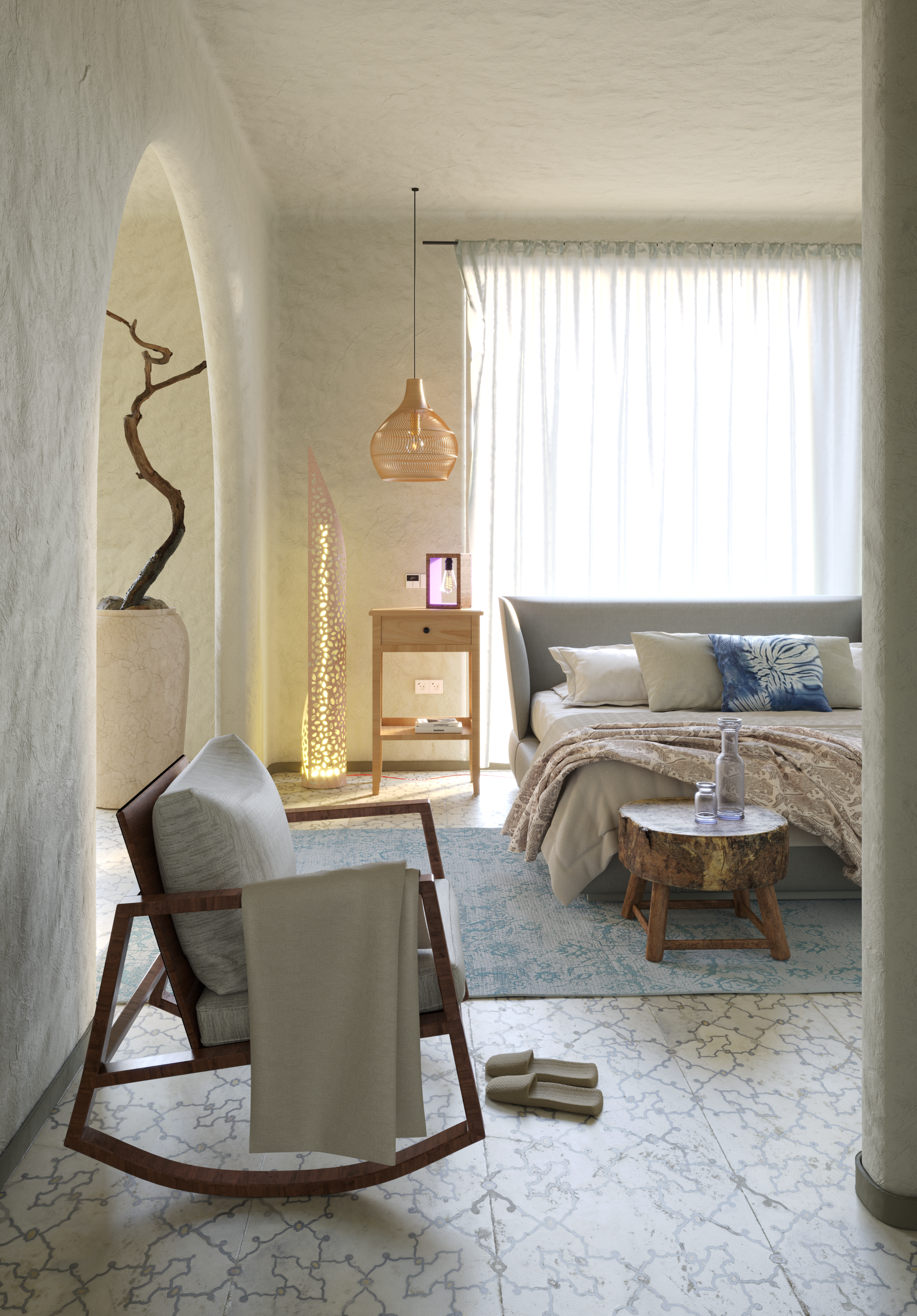 The Shaitach bedroom